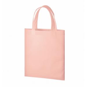 店舗 業務用 物販向け/販促品 ノベルティ グッズ　再生不織布A4フラットトート サーモンピンク
