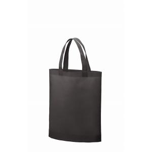 名入れ ロゴ入れ オリジナル/販促品 ノベルティ グッズ　不織布A4ガゼットマチ付トート ナイトブラック