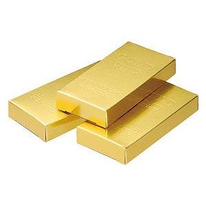 GOLD ティッシュボックス 10個入り Amazon.co.jp: 【45箱セット】ゴールドバー 金の延べ棒風 ミニボックス