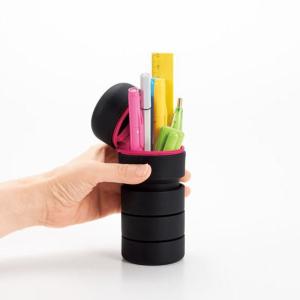 スタンドにもなる シリコンケース × 1個 筆...の詳細画像2