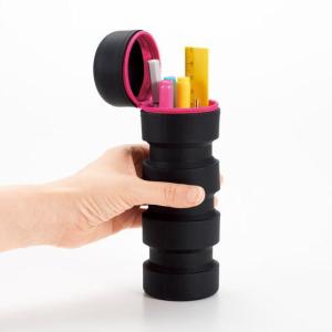 スタンドにもなる シリコンケース × 1個 筆...の詳細画像3