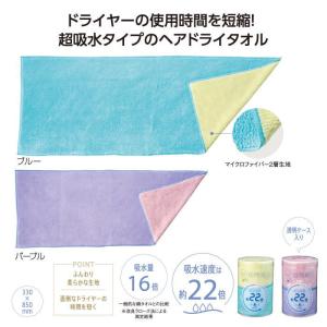 超時短 ヘアドライタオル × 1個の詳細画像1