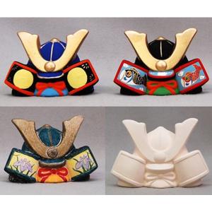 お絵描き陶器 子供の日兜 絵付け 陶器 かぶと 1個販売