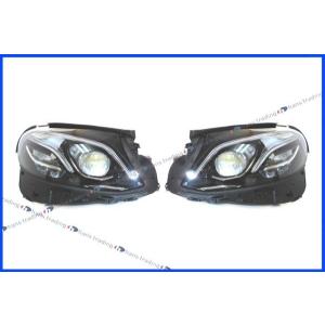 ヘッドライト 08-11ベンツW204 Cクラス黒プロジェクターヘッドライト