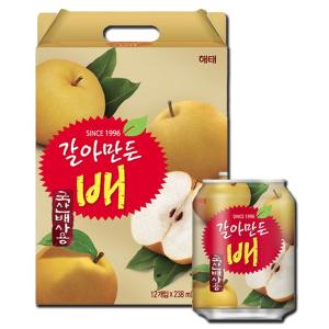 ヘテ 梨ジュース 238mlｘ12缶 1BOX　1缶当たり￥132.84(税込)