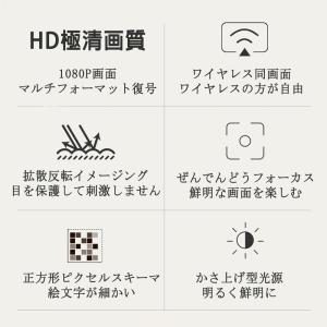 プロジェクター 軽量 本体 4K でんどうしゅ...の詳細画像2