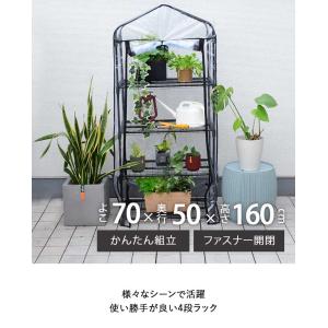 ビニールハウス 家庭菜園 ガーデンハウス フラ...の詳細画像1