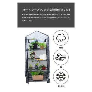 ビニールハウス 家庭菜園 ガーデンハウス フラ...の詳細画像2