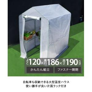 ビニール温室 温室 大型 ビニールハウス ベラ...の詳細画像1