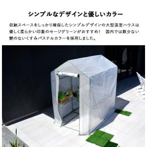 ビニール温室 温室 大型 ビニールハウス ベラ...の詳細画像3