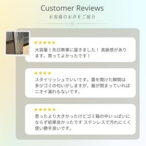 レビュー特典付き ゴミ箱 30リットル 45リ...の詳細画像1