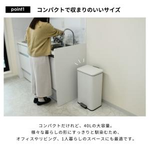 レビュー特典付き ゴミ箱 ふた付き ペダル キ...の詳細画像3