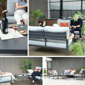 ガーデンソファセット 4人用 屋外家具 ホテル...の詳細画像2