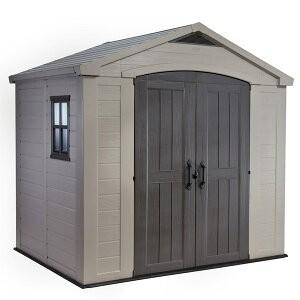 大型物置おしゃれ ケター ファクター8 6keter Depos 住宅設備 Factor 物置 車庫 代金引換不可 ケター 納屋 物置 収納庫 Diy 工具 8 6 大型宅配便ｙ