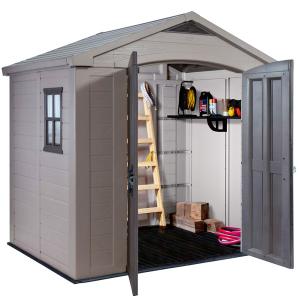 大型物置おしゃれ ケター ファクター8 6keter Depos 住宅設備 Factor 物置 車庫 代金引換不可 ケター 納屋 物置 収納庫 Diy 工具 8 6 大型宅配便ｙ