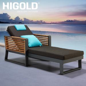 先行予約8月下旬入荷予定 ガーデンファニチャー 専用カバー付 高級 ハイクラス ホテル プール HIGOLD ニューヨーク サンラウンジャー【大型宅配便Y】