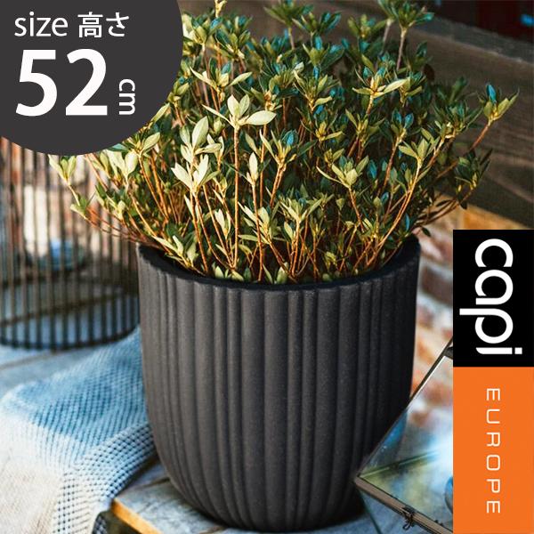 植木鉢 ボール型植木鉢 カピ Capi プランターボール チューブ 高さ52cm ブラック kblt...