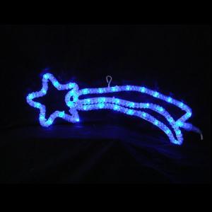 クリスマスイルミネーション Led 2dモチーフライト Led流れ星 青色 コロナ産業 Pindo Com Py
