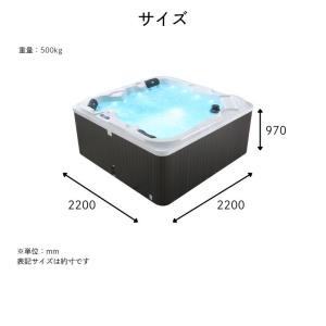 受注生産 ジェットバス プール 大型スパ 埋め...の詳細画像2