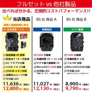 防犯カメラ セット 屋外 家庭用 トレイルカメ...の詳細画像4