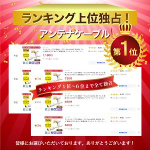 アンテナケーブル 同軸ケーブル 10m 4k対...の詳細画像1