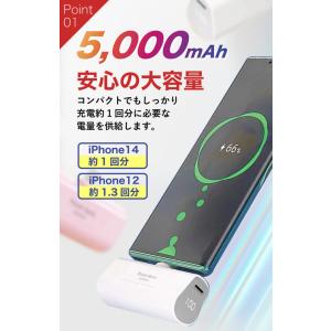 モバイルバッテリー 大容量 小型 軽量 薄型 ...の詳細画像5
