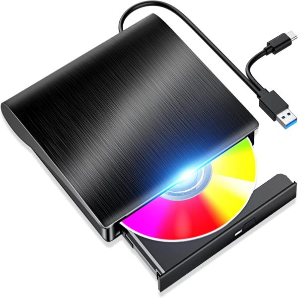 【2026年 ハイコスパモデル】DVDドライブ外付け CDドライブ USB3.0 ポータブルType...