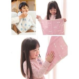 日本製 6重ガーゼ ループ付きタオル 33×3...の詳細画像5