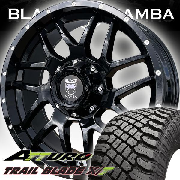 新品 ディフェンダー 90 110 130 Black Mamba BM7 20インチタイヤホイール...