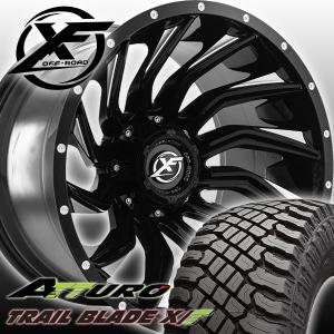 XF OFFROAD XF224 20x10J タンドラ セコイア ダッヂラム ダッジラム 新品20インチタイヤホイールセット ATTURO TRAIL BLADE XT 275/55R20 285/55R20 305/55R20｜haouwheelsstore