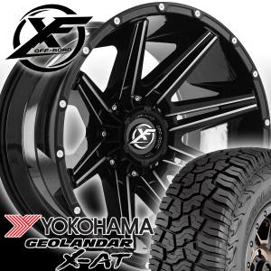 XF OFFROAD XF220 20x10J pcd135/139.7 -6h YOKOHAMA GEOLANDAR X-AT G016 新品20インチタイヤホイールセット F-150/エクスペディション/ナビゲーター｜haouwheelsstore