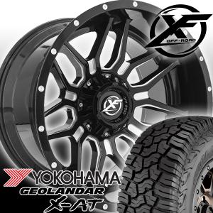 XF OFFROAD XF222 20x10J pcd135/139.7 -6h YOKOHAMA GEOLANDAR X-AT G016 新品20インチタイヤホイールセット ハマーH3/ランクル80/エスカレード/サバーバン｜haouwheelsstore