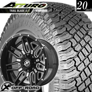 新品 深リム 20インチ タイヤ ホイールセット XF OFFROAD XF222 20x10j pcd135 pcd139.7 6穴 ATTURO XT 275/55R20 H3 FJクルーザー エクスペディション F150｜haouwheelsstore