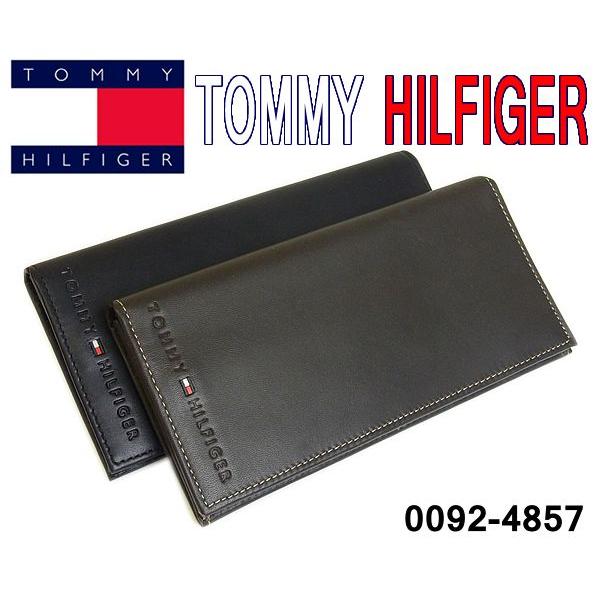 トミー ヒルフィガー TOMMY HILFIGER 長財布 メンズ 財布 0092-4857 本革 ...
