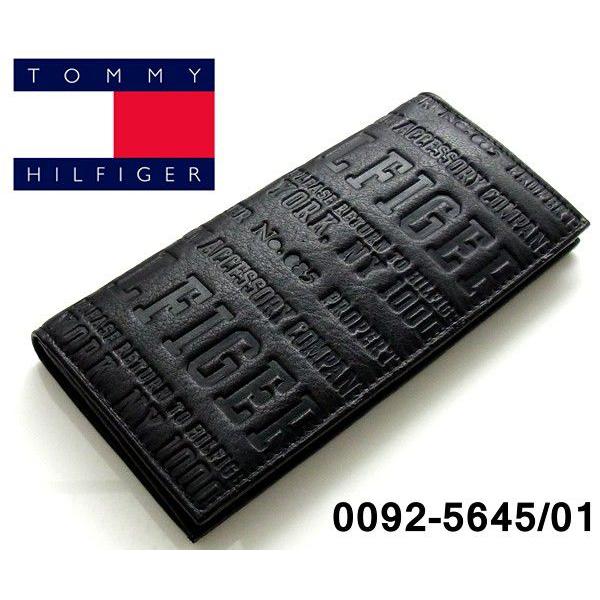 トミー ヒルフィガー TOMMY HILFIGER メンズ 長財布 本革 財布