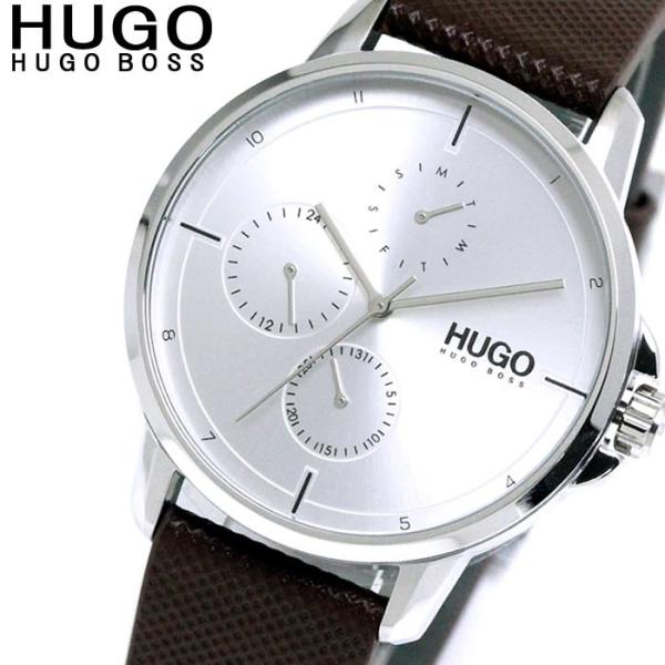 ヒューゴボス HUGO BOSS 腕時計 メンズ 1530023 クォーツ シルバー ブラウン