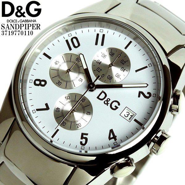D&amp;G ドルチェ＆ガッバーナ メンズ 腕時計 クロノグラフ ブランド 3719770110 ドルガバ...