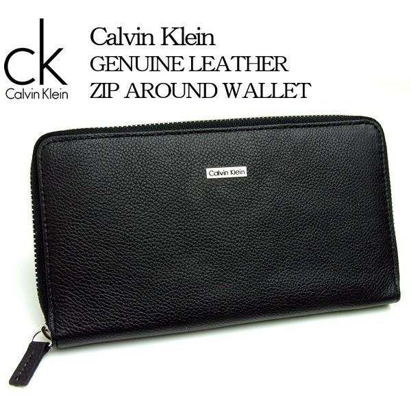 カルバンクライン 長財布 Calvin Klein メンズ 長財布 男性用 紳士用 カーフ レザー ...
