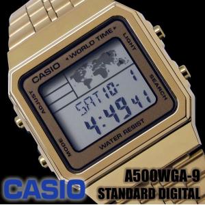 カシオ CASIO 腕時計 A-500WGA-9 スタンダード デジタル メンズ レディース ゴールド 金｜hapian