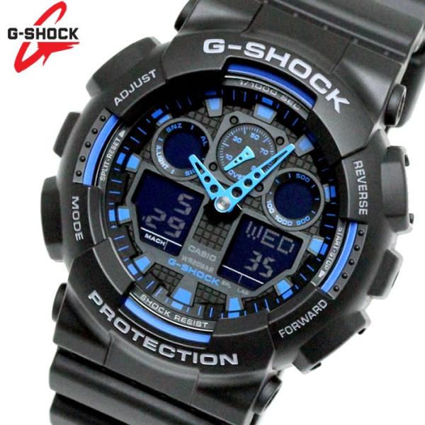 G-SHOCK カシオ 腕時計 CASIO Gショック アナデジ 海外モデル GA-100-1A2