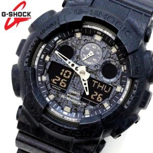 CASIO カシオ G-SHOCK Gショック ジーショック メンズ 腕時計 アナデジコンビモデル ネイビー GA-100CG-2A｜hapian