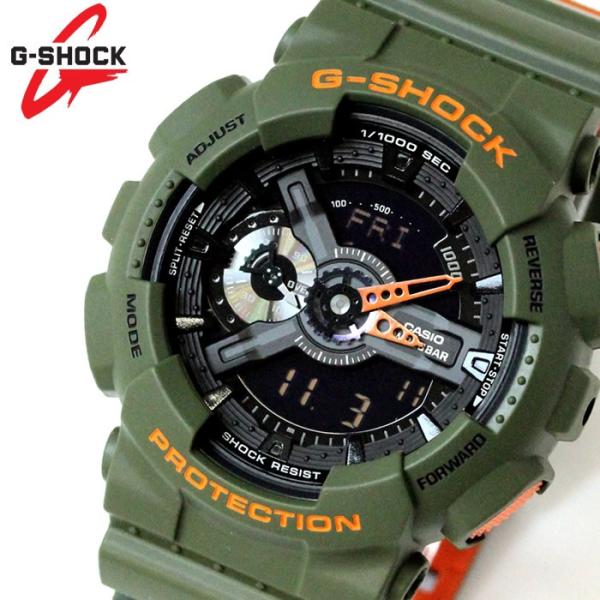カシオ CASIO Gショック G-SHOCK アナデジ メンズ 腕時計 カーキ ブラック GA-1...