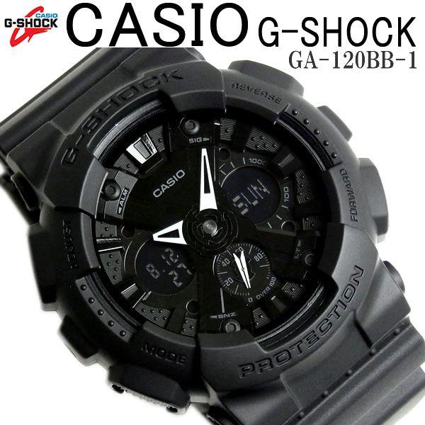 CASIO G-SHOCK ソリッドカラーズ カシオ 腕時計 GA-120BB-1 Gショック