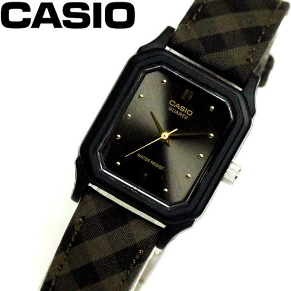 ゆうパケット メール便送料無料 カシオ CASIO レディース 腕時計 スタンダード クオーツ ブラ...