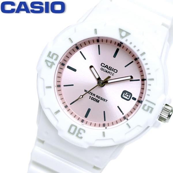 CASIO Standard カシオ スタンダード アナログクォーツ レディース腕時計 ホワイトラバ...