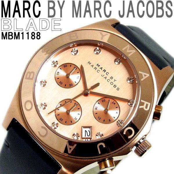MARC BY MARC JACOBS 腕時計 マークバイマークジェイコブス クロノグラフ MBM1...