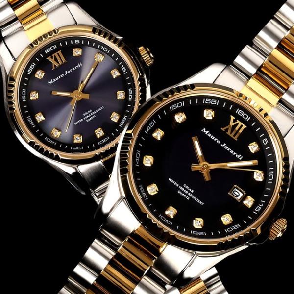 【ペアウォッチ】 マウロジェラルディ Mauro Jerardi レディース メンズウォッチ ソーラ...