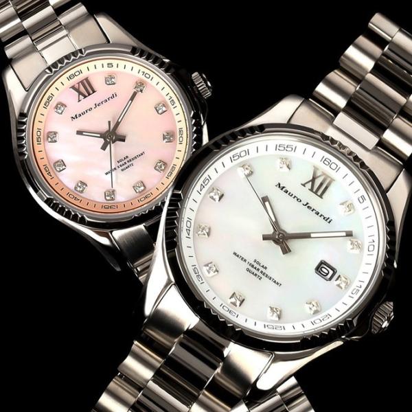 【ペアウォッチ】 マウロジェラルディ Mauro Jerardi レディース メンズウォッチ ソーラ...