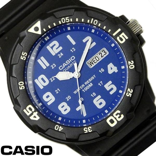 チプカシ 腕時計 アナログ CASIO カシオ チープカシオ メンズ MRW-200H-2B2 ブラ...