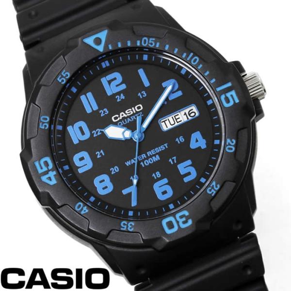 チプカシ 腕時計 アナログ CASIO カシオ チープカシオ メンズ MRW-200H-2B ウレタ...